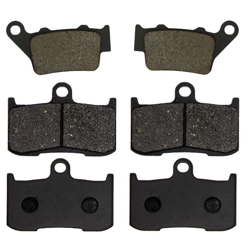 2 Kit plaquettes frein Triumph Street Triple 675  Av G, Av D et Ar 023-207X2 -  - Raven 104-103