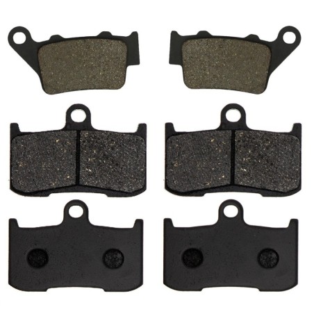 2 Kit plaquettes frein Triumph Street Triple 675  Av G, Av D et Ar 023-207X2 -  - Raven 104-103