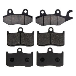 3 Kit plaquettes frein Triumph Tiger 1050 SE Sport Av G, Av D et Ar 088-207X2 -  - Raven 104-105