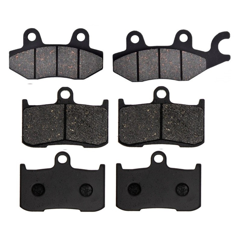 2 Kit plaquettes frein Triumph Tiger 1050 SE Sport Av G, Av D et Ar 088-207X2 -  - Raven 104-105