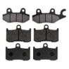 2 Kit plaquettes frein Triumph Tiger 1050 SE Sport Av G, Av D et Ar 088-207X2 -  - Raven 104-105