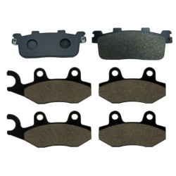 3 Kit plaquettes frein Kymco People 250 S DD Av G, Av D et Ar 355-334X2 - EBC SFA607 et FA228 - Raven 104-119