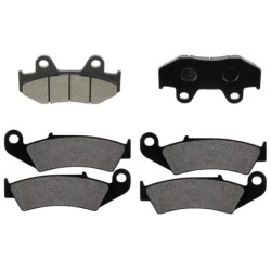 3 Kit plaquettes frein Honda TRX 250 Sportrax  Av G, Av D et Ar 102-004X2 - EBC FA92/3 SFA323/3 et FA125 - Raven 104-123