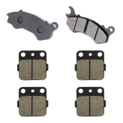 3 Kit plaquettes frein Honda TRX 500 Foreman  Av G, Av D et Ar 299-007X2 - EBC FA603 et FA84 - Raven 104-130