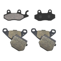 3 Kit plaquettes frein Aeon Crossland 350 RX Av G, Av D et Ar 009-047X2 - EBC FA165 et FA83 - Raven 104-131