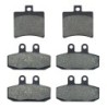 3 Kit plaquettes frein Aprilia Sportcity 300 Cube Av G, Av D et Ar 150-010X2 - EBC FA298 et FA113 - Raven 104-132