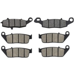 3 Kit plaquettes frein Suzuki VL 1500 Boulevard C90  Av G, Av D et Ar 124-014X2 - EBC FA231 et FA196/226 - Raven 104-136