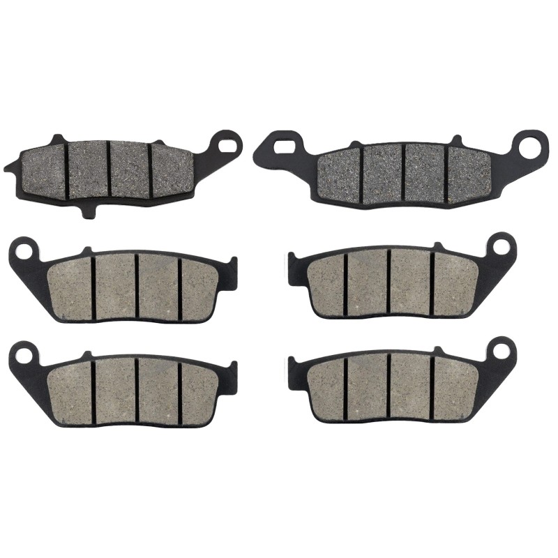 3 Kit plaquettes frein Suzuki VL 1500 Boulevard C90  Av G, Av D et Ar 124-014X2 - EBC FA231 et FA196/226 - Raven 104-136