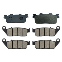 3 Kit plaquettes frein Yamaha X-Max 400  Av G, Av D et Ar 355-014X2 - EBC SFA607 et FA196/226 - Raven 104-137