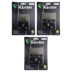 3 Kit plaquettes frein Yamaha FZR 750 R OWOI Av G, Av D et Ar 015-017X2 - EBC FA88 et FA145 236 - Raven 104-138