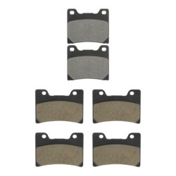 3 Kit plaquettes frein Yamaha FZR 600 R Av G, Av D et Ar 015-028X2 - EBC FA88 et FA160 - Raven 104-139