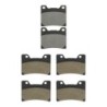 3 Kit plaquettes frein Yamaha FZ 750 Genesis  Av G, Av D et Ar 015-028X2 - EBC FA88 et FA160 - Raven 104-139