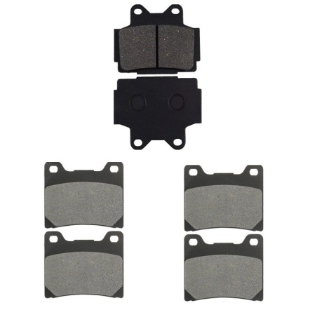 3 Kit plaquettes frein Yamaha RD 500  Av G, Av D et Ar 067-015X2 - EBC FA104 et FA88 - Raven 104-143