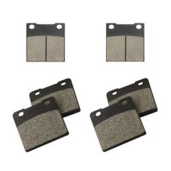 3 Kit plaquettes frein Suzuki RG 500 Gamma  Av G, Av D et Ar 016-085X2 - EBC FA63 et FA103 - Raven 104-146
