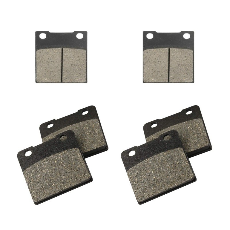 3 Kit plaquettes frein Suzuki RG 500 Gamma  Av G, Av D et Ar 016-085X2 - EBC FA63 et FA103 - Raven 104-146