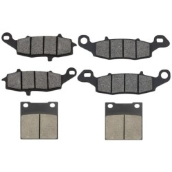 3 Kit plaquettes frein Suzuki GSX 750 Inazuma  Av G, Av D et Ar 104-124-016 - EBC FA229 et FA231 et FA63 - Raven 104-147