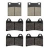 3 Kit plaquettes frein Suzuki GSX 1200 Inazuma  Av G, Av D et Ar 016-141X2 - EBC FA63 et FA244 - Raven 104-148