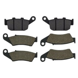 3 Kit plaquettes frein Honda XL 650 Transalp  Av G, Av D et Ar 020-041X2 - EBC FA140 et FA185 - Raven 104-151