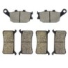 3 Kit plaquettes frein Honda CB 1100 RS  Av G, Av D et Ar 021-386X2 - EBC FA174 et FA700 - Raven 104-159