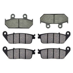 3 Kit plaquettes frein Suzuki Burgman 650 AN  Av G, Av D et Ar 265-022X2 - EBC SFA412 et FA142 - Raven 104-161
