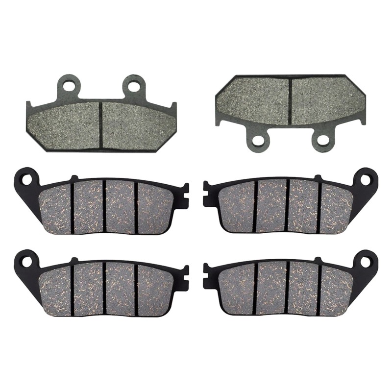 3 Kit plaquettes frein Suzuki Burgman 650 AN  Av G, Av D et Ar 265-022X2 - EBC SFA412 et FA142 - Raven 104-161