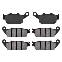 3 Kit plaquettes frein Suzuki GSX 250R  Av G, Av D et Ar 306-022X2 - EBC FA496 et FA142 - Raven 104-162