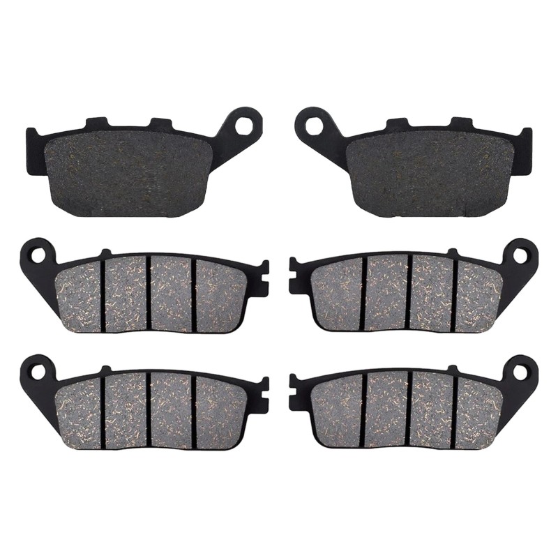 3 Kit plaquettes frein Suzuki GSX 250R  Av G, Av D et Ar 306-022X2 - EBC FA496 et FA142 - Raven 104-162