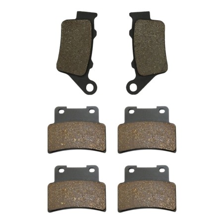 3 Kit plaquettes frein Aprilia Dorsoduro 750  Av G, Av D et Ar 023-251X2 - EBC FA208, 213 et FA432 - Raven 104-165