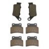 3 Kit plaquettes frein Aprilia Dorsoduro 750  Av G, Av D et Ar 023-251X2 - EBC FA208, 213 et FA432 - Raven 104-165