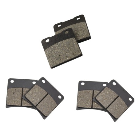 3 Kit plaquettes frein Suzuki GSX 1100 G  Av G, Av D et Ar 085-027X2 - EBC FA103 et FA146 - Raven 104-168
