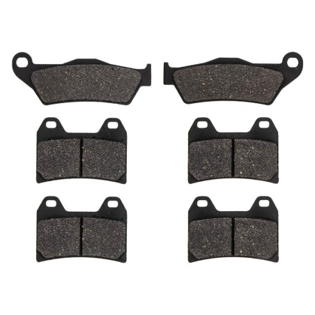 3 Kit plaquettes frein Moto-guzzi Griso 850  Av G, Av D et Ar 031-141X2 - EBC FA181 et FA244 - Raven 104-170