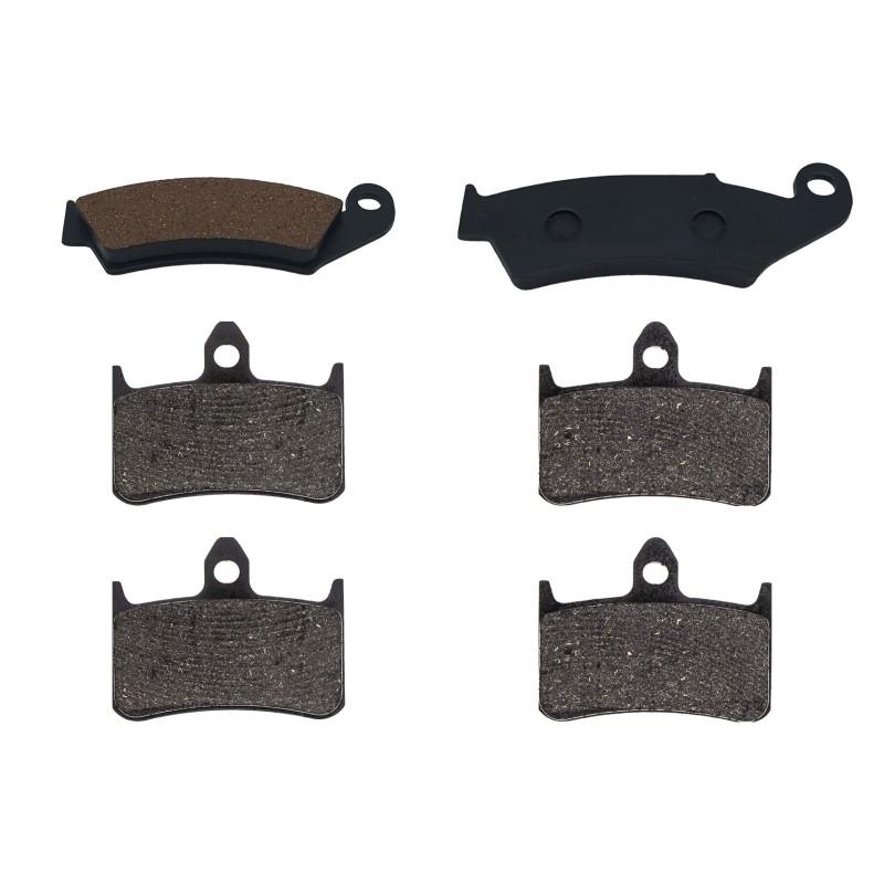 3 Kit plaquettes frein Honda VFR 400 R  Av G, Av D et Ar 052-069X2 - EBC FA143 et FA187 - Raven 104-179