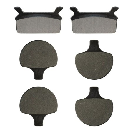 3 Kit plaquettes frein Harley-davidson Touring Road Glide Custom FLTR Av G, Av D et Ar 063-057X2 - EBC FA201 et FA94 - Raven 104