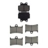 3 Kit plaquettes frein Yamaha TZR 250  Av G, Av D et Ar 067-070X2 - EBC FA104 et FA168/252 - Raven 104-182