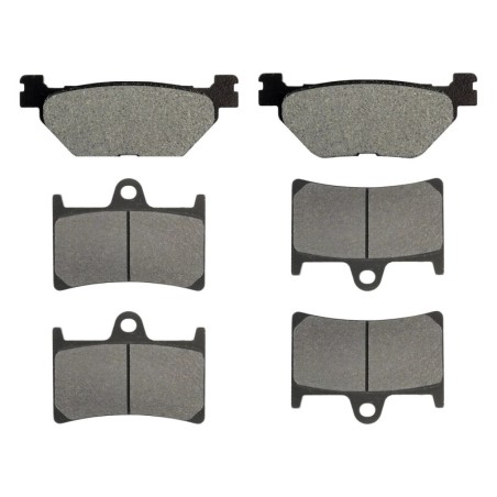 3 Kit plaquettes frein Yamaha XV 1900 Stratoliner  Av G, Av D et Ar 165-070X2 - EBC FA319/2 et FA168/252 - Raven 104-183