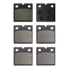 3 Kit plaquettes frein Benelli Sei 900  Av G, Av D et Ar 197-072X2 - EBC FA77 et FA171 - Raven 104-185