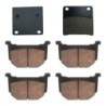 3 Kit plaquettes frein Suzuki GS 1100  Av G, Av D et Ar 076-075X2 - EBC FA36 et FA51 - Raven 104-186