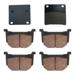 3 Kit plaquettes frein Suzuki GSX 750 Inazuma  Av G, Av D et Ar 076-075X2 - EBC FA36 et FA51 - Raven 104-186