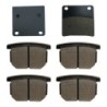 3 Kit plaquettes frein Suzuki GSX 1000  Av G, Av D et Ar 076-138X2 - EBC FA36 et FA65 - Raven 104-187