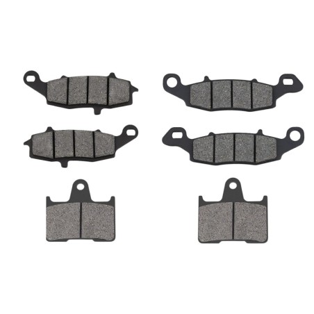 3 Kit plaquettes frein Suzuki GSF 650 Bandit sans ABS Av G, Av D et Ar 104-124-148 - EBC FA229 et FA231 et FA254 - Raven 104-191