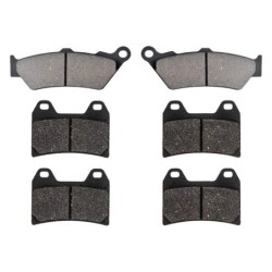 3 Kit plaquettes frein Moto-guzzi Custom 940  Av G, Av D et Ar 106-141X2 - EBC FA209 et FA244 - Raven 104-192