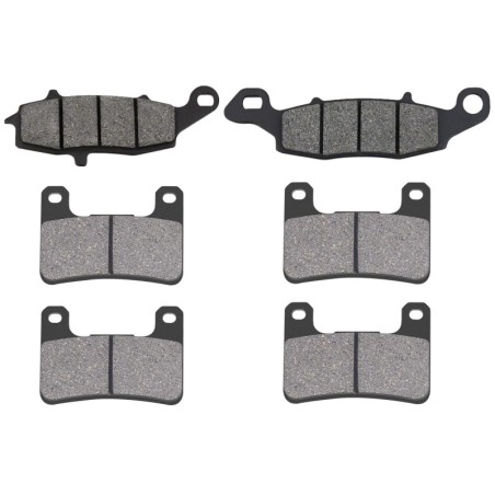 3 Kit plaquettes frein Suzuki VZR 1800 Intruder M1800R  Av G, Av D et Ar 124-213X2 - EBC FA231 et FA379 - Raven 104-194