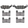 3 Kit plaquettes frein Suzuki VZR 1800 Intruder M1800R  Av G, Av D et Ar 124-213X2 - EBC FA231 et FA379 - Raven 104-194