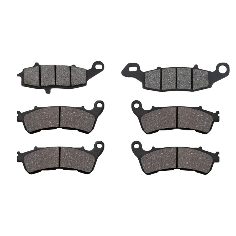 3 Kit plaquettes frein Suzuki VLR 1800 intruder C1800R  Av G, Av D et Ar 124-257X2 - EBC FA231 et FA388 HH - Raven 104-195