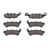 3 Kit plaquettes frein Suzuki VLR 1800 intruder C1800R  Av G, Av D et Ar 124-257X2 - EBC FA231 et FA388 HH - Raven 104-195