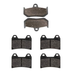 3 Kit plaquettes frein Mv-agusta Brutale 990 R Av G, Av D et Ar 235-141X2 - EBC FA320 et FA244 - Raven 104-199
