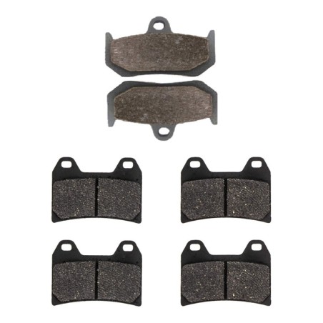 3 Kit plaquettes frein Mv-agusta Brutale 990 R Av G, Av D et Ar 235-141X2 - EBC FA320 et FA244 - Raven 104-199