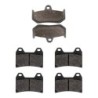 3 Kit plaquettes frein Mv-agusta Brutale 990 R Av G, Av D et Ar 235-141X2 - EBC FA320 et FA244 - Raven 104-199