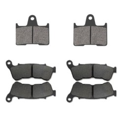 3 Kit plaquettes frein Harley-davidson Sportster Roadster XL1200CX Av G, Av D et Ar 148-359X2 - EBC FA254 et FA640 - Raven 104-2