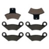 3 Kit plaquettes frein Polaris Diesel 460  Av G, Av D et Ar 179-162X2 - EBC FA270 et FA159 - Raven 104-206